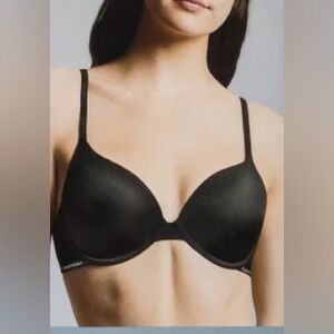 Calvin Klein Luxe Bra - Multiple Sizes Available - Black
